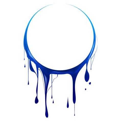 Mq Blue Circle Circles Paint Sticker By Qoutesforlife