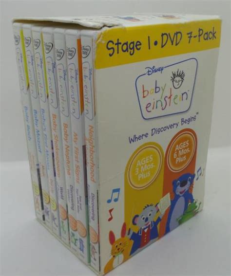 Baby Einstein Stage 1 7 Pack Dvd Box Set 786936743814 Ebay