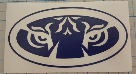 Auburn Tigers Au Tiger Eyes Decal Logo Sticker By