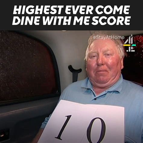 Come Dine With Me Highest Score Ever The Feel Good Content We All