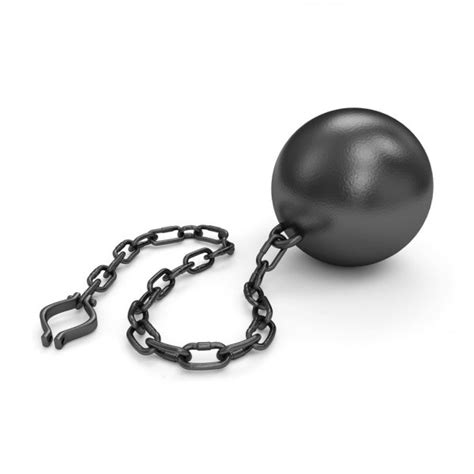 Ball And Chain Stock Photo Jamesgroup 13481962