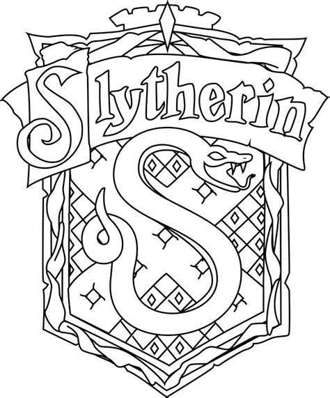 Gryffindor Coloring Page At Free Printable Colorings