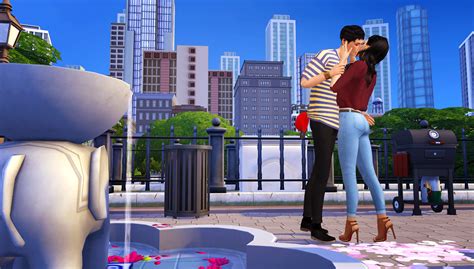 S O L I S T A I R Our First Kiss Posepack Sims 4 Couple Poses
