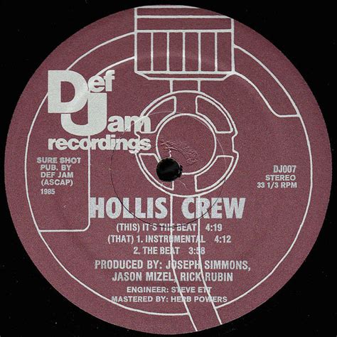 Hollis Crew Its The Beat Lyrics Genius Lyrics