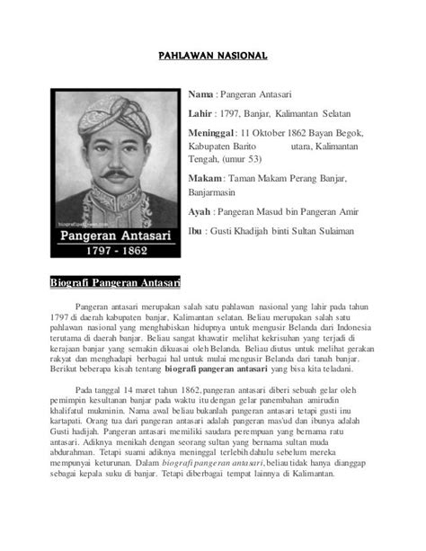 Biografi Singkat Tokoh Biografi Singkat Pangeran Diponegoro Sejarah