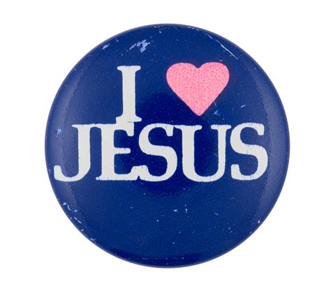 I Heart Jesus Busy Beaver Button Museum