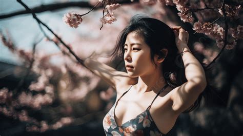 รูปพื้นหลังหญิงเอเชียแสนสวยในฤดูใบไม้ผลิ พื้นหลัง ความงามรักแร้ ถ่ายภาพ hd ใบหน้าภาพพื้นหลัง