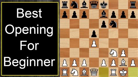 As amazon associates we earn from qualifying purchases. Best Chess Opening For Beginners - YouTube