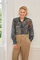 Buy Navy Paisley Print Emma Willis Sheer Shirt from the Next UK online shop