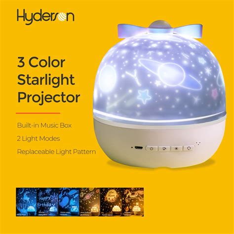 Hyderson Galaxy Light Led Star Light Projector Romantic T Starry Sky