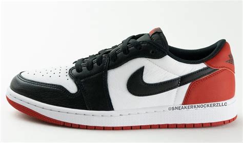 Air Jordan 1 Low Og Black Toe Cz0790 106 Release Date Sbd