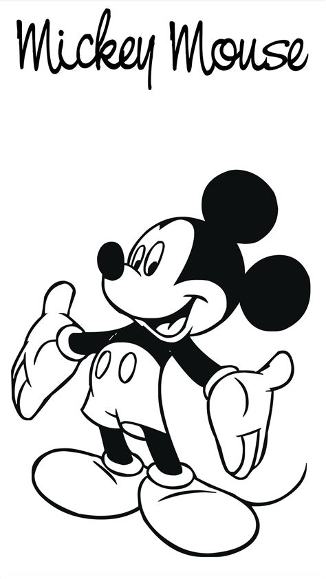 Mickey Mouse Svg Black And White Svg Images Collections