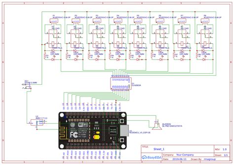 Automation By Nodemcu With 8 Channel Relay Easyeda Open Source