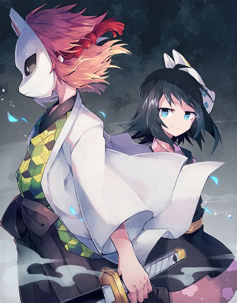 Makomo And Sabito By Pixiv Id 6392016 Anime Anime Demon Dragon Slayer