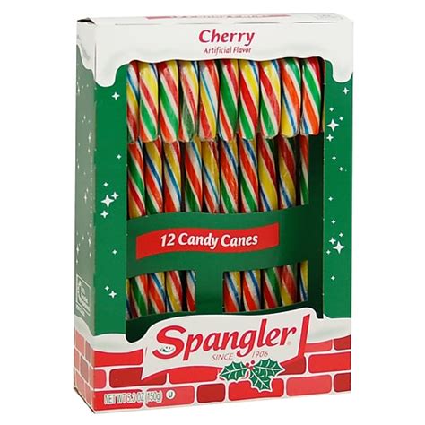 Spangler Cherry Candy Canes 12 Canes Per Pack 3 Packsbox 211 X0001