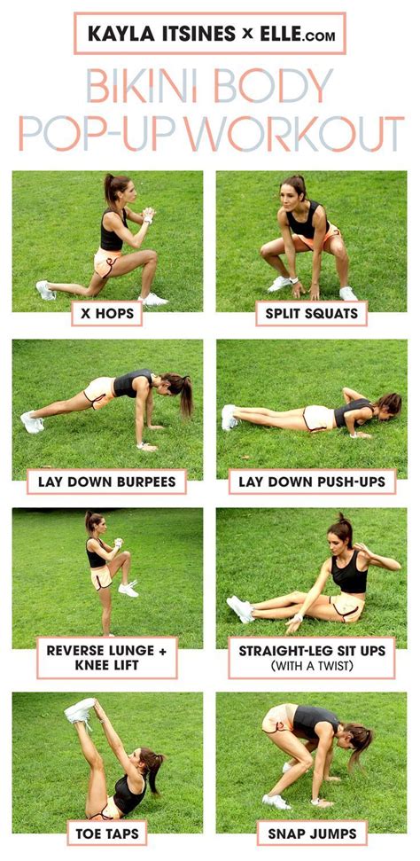 Get Toned In Minutes With Kayla Itsines Bikini Body Workout