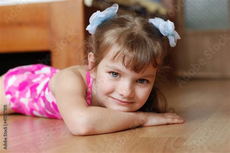 Little Girl Stock Photo Adobe Stock
