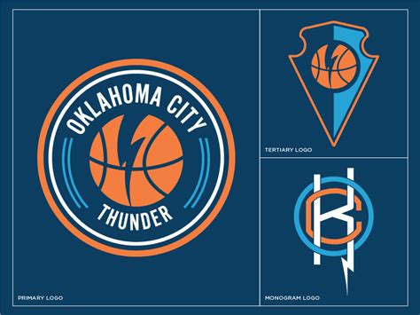 Oklahoma City Thunder Rebrand By Toby Garner On Dribbble