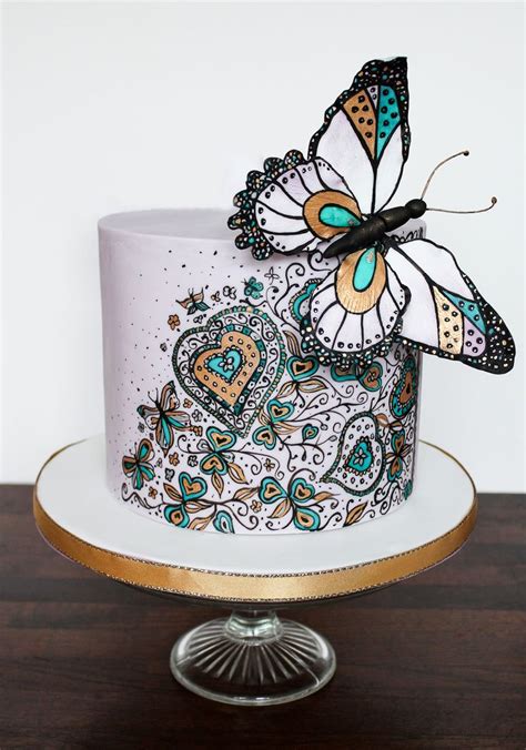 Extra Beautiful Butterfly Celebration Cake Cake Decorating With