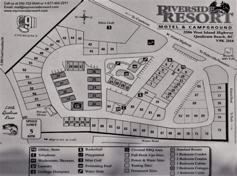 Rv Sites Map Riverside Resort