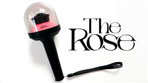 Unboxing The Rose Official Light Stick Youtube