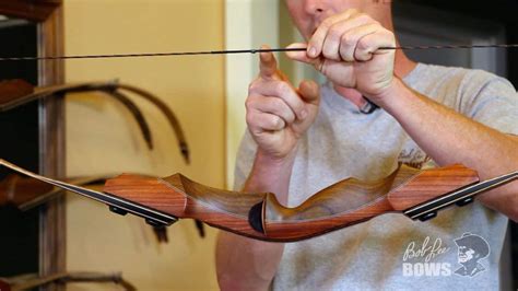 How To Set The Nock Point On Your Bow String Bob Lee Bows Recurves