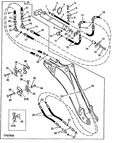 John Deere 310 Backhoe Hydraulic Schematics