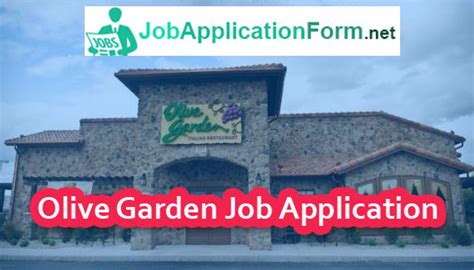 Olive Garden Job Application Form 2019 Careers How To Apply