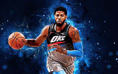Paul george hd wallpaper application has many interesting collections that you can use as wallpapers, ranging from actions on the ground as a club player or as a country player. Download wallpapers Paul George, OKC, basketball stars, NBA, Oklahoma City Thunder, abstract art ...