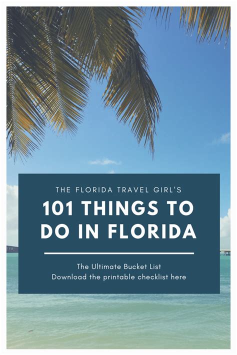 101 Things To Do In Florida The Ultimate Bucket List The Florida