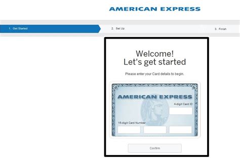 Unfortunately, the card you entered cannot be linked to your existing online account. Activate American Express Confirm Card @ www ...
