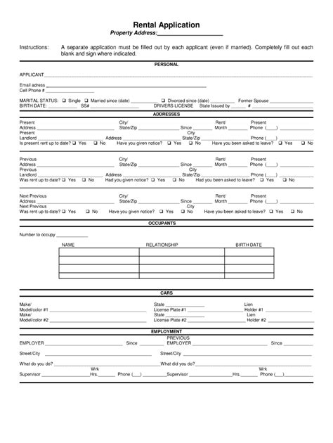 How To Fill Out Rental Application Online Printable Form Templates