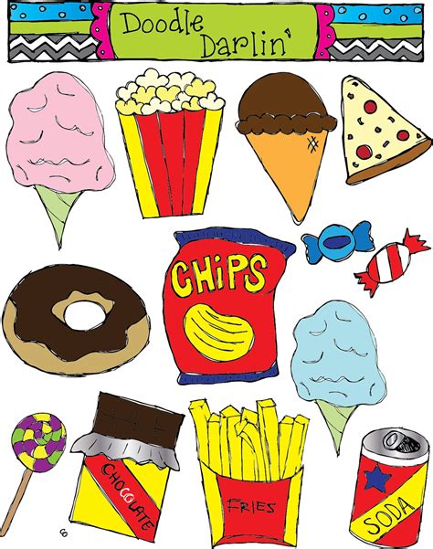 Yes, we know you love eating the junk fast food. unhealthy food for kids clipart - Clipground