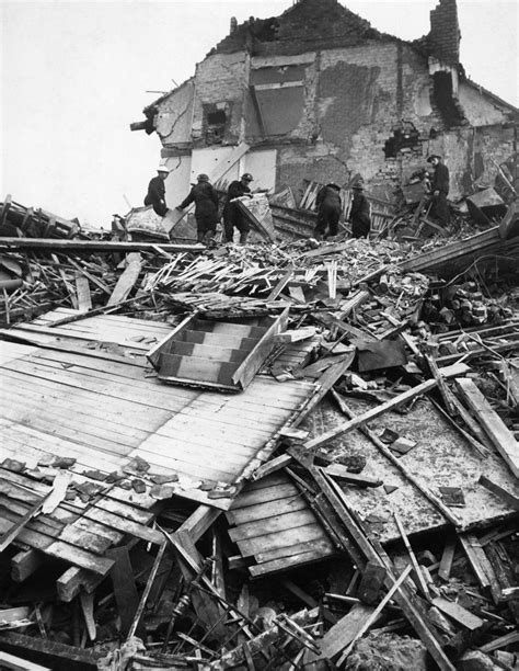 Pictures Of Devastation From Bombs Dropped On Wirral Liverpool Echo