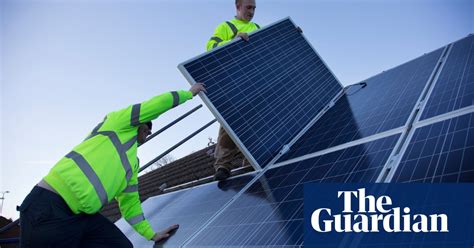 Renewable Energy Jobs In Uk Plunge By A Third Environment The Guardian