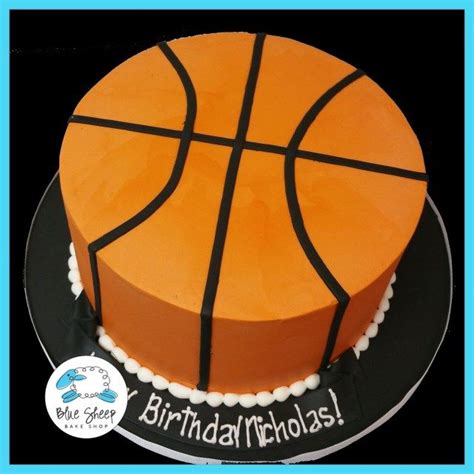Basketball Cake Design Buttercream Lineartdrawingscouplelove