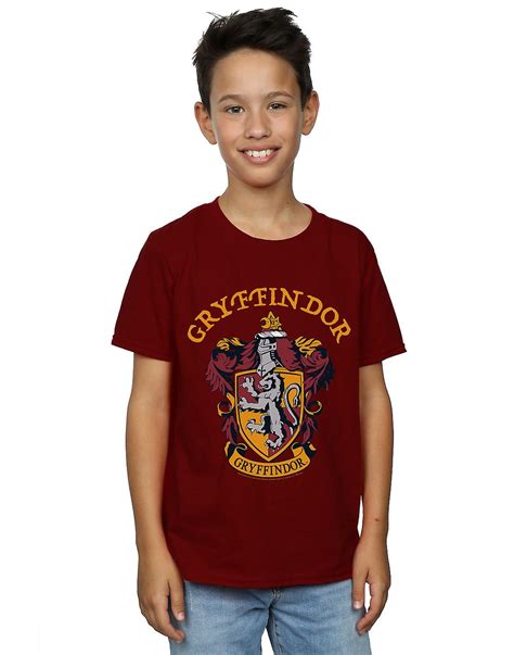 Harry Potter Boys Gryffindor Crest T Shirt Fruugo Ch