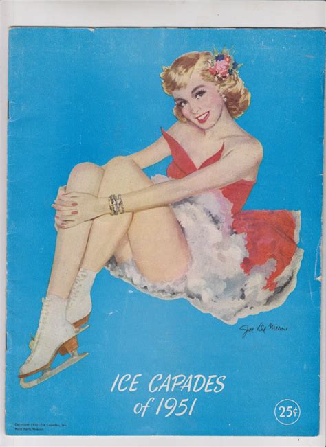 Donna Atwood Cover Ice Capades 1951 Souvenir Guide Bobby Specht