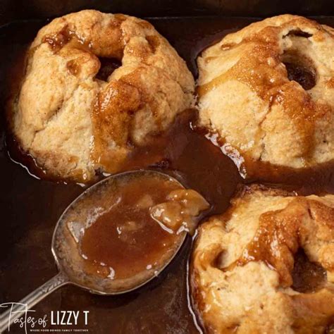 Amish Apple Dumplings With Brown Sugar Syrup Tastes Of Lizzy T