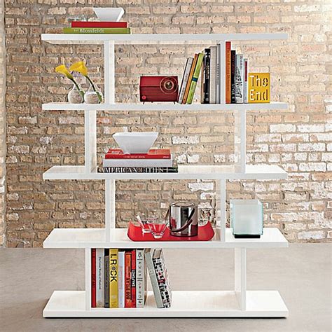 Feeling Great With Unique Freestanding Bookshelves In The Interior