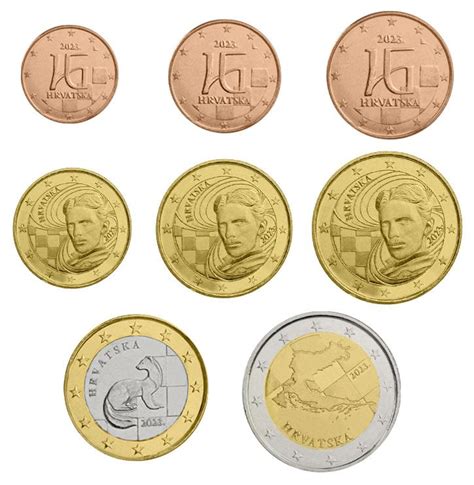 Nové chorvátske euromince od 1 1 2023 EUmince sk