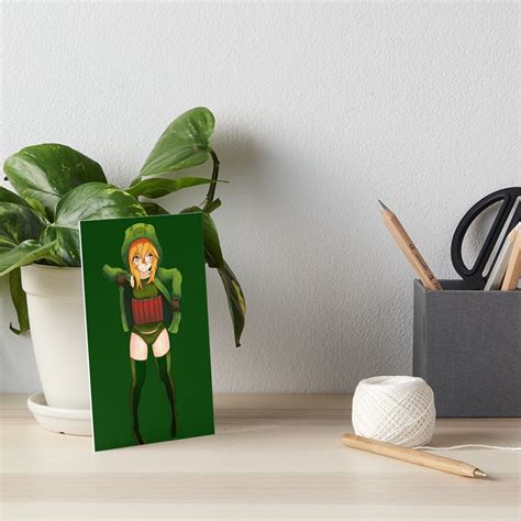 Minecraft Mob Talker Cupa The Creeper Art Board Print For Sale By