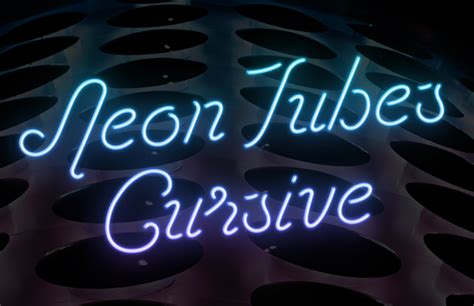 Cursive Neon Tubes Font — Medialoot