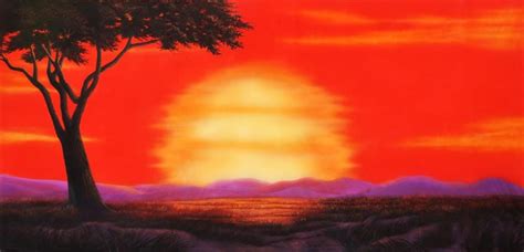 African Sunrise Professional Scenic Backdrop Perfect For The Lion King