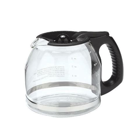 Mr Coffee Glass Carafe Pld12 Np Coffee Maker Pot 12 Cup Black Lid Ecd13