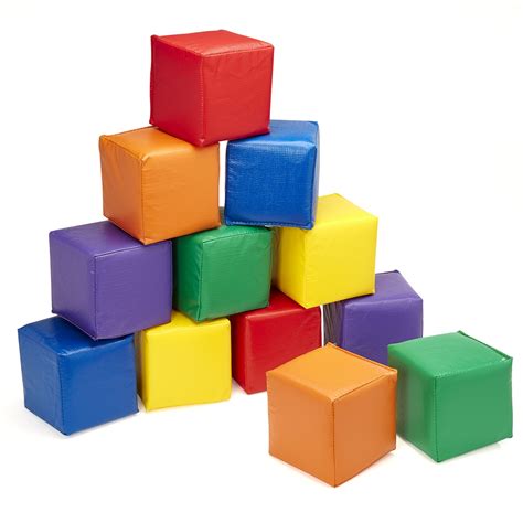 Toddler Baby Blocks Set Of 12 Beckers School Supplies