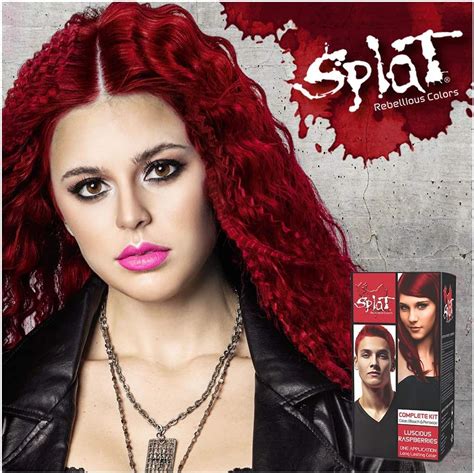 Splat Completesemi Permanent Hair Colour Kit Luscious Raspberry Bigamart