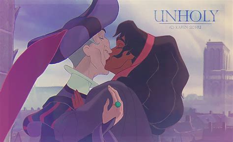 Esmeralda X Frollo My 1 Otp Милые рисунки Диснеевские темы Иллюстрации