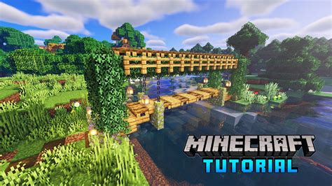 Minecraft Tutorial Easy Suspended Bridge 116 Youtube