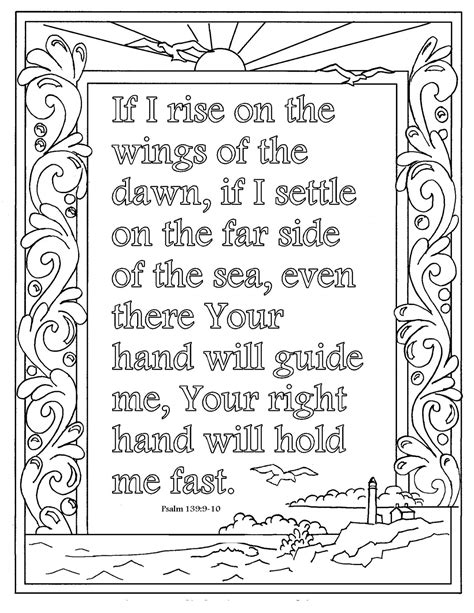 Coloring Pages For Kids By Mr Adron Free Psalm 1399 10 Print And